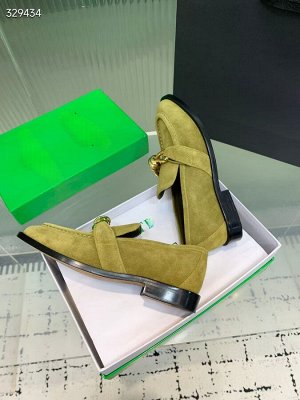 Лоферы женские замшевые