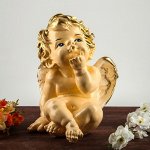 Статуэтка &quot;Ангел сидит&quot; цветная 25*22*33 см