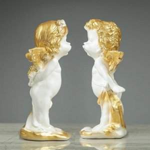 Сувенир-статуэтка средняя "Ангелы целующиеся" маленькие