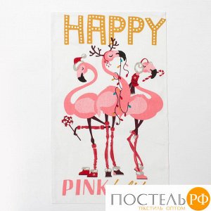 Полотенце "Доляна" Happy Pink 35х60см,100% хл 160 г/м2 4432576 (отгружается по 5 шт)