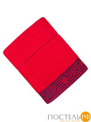 БРИЗ 90*140 красный полотенце махровое