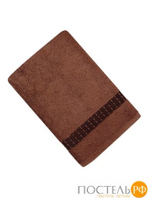 СТЭНЛИ 70*140 коричневый полотенце махровое