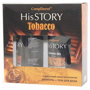 Набор №996 Compliment His Story Tobacco (Шампунь д/волос /320 + Гель д/душа /320)