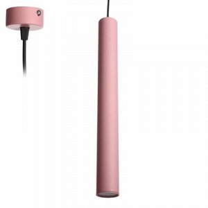 Светильник "Маттис" 1х40Вт GU10 розовый 5,5х5,5х150см.