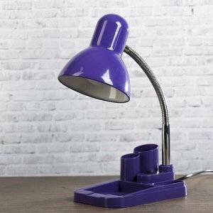Настольная лампа 1х60вт E27 фиолетовая
