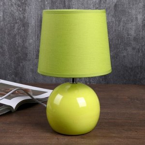 Настольная лампа "Элегант" 1x40Вт E14 зеленый 16х16х27 см