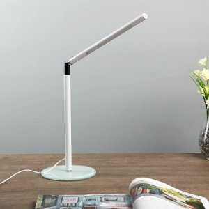Лампа настольная "Крокус" LED 6Вт белый 34х14х38 см.