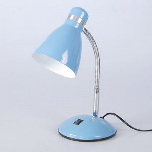 Настольная лампа "Элегия" 1x60W E27 синяя 14,5x14,5x41см