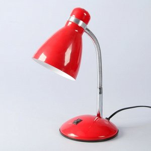 Настольная лампа "Элегия" 1x60W E27 красная 14,5x14,5x41см