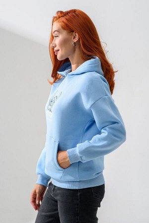 8565 толстовка женская оверсайз