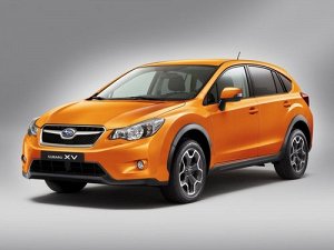 Ковры салонные LUX 3D Subaru XV + гибрид (с площадкой для отдыха) (10.2012 - 04.2017) правый руль