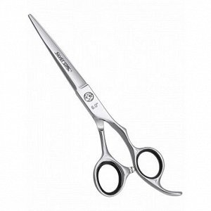 SS PN 132-6 premium, Премиальные ножницы 6", эргономичные, красный винт, лезвия  - меч с повышенной режущей способностью