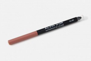 ALVIN D'OR P-21 Карандаш д/губ "Aivin D`or" гелевый водостойкий Lipliner for shading 0,29г. (тон 03 нюдовый)