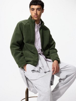 UNIQLO – тёплая флисовая куртка с высоким воротником