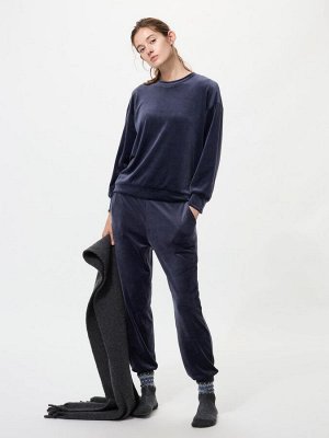 UNIQLO - ультрастретчевый комплект с длинным рукавом - 69 NAVY