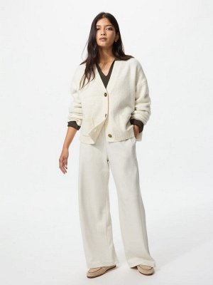 UNIQLO – утеплённые флисовые брюки прямого кроя - 30 NATURAL
