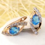 Серьги позолота  H01-5110