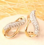 Серьги позолота  H01-4950