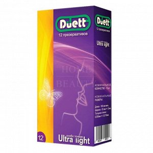 Презервативы DUETT ultra light №12