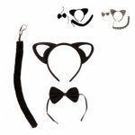 Набор &quot;Кошечка&quot;, черная, в ассорт., пак. 11*15 см.