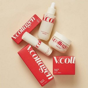Сыворотка укрепляющая на основе растительного коллагена Ma:nyo VCollagen Heart Fit Ampoule, 50мл