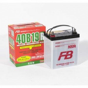 Аккумулятор FB SUPER NOVA 40B19R, 38Ач, CCA 330A, обслуживаемый