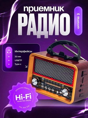 Портативный радиоприемник с Bluetooth, FM