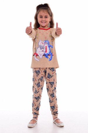 Пижама детская 7-226 (бежевый)