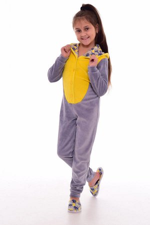 Пижама подростковая Кигуруми Мишка 12-051 (лимон)