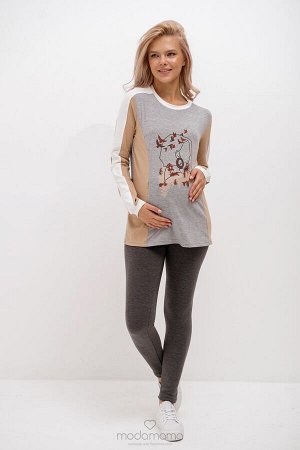 Лосины,мех, антрацит