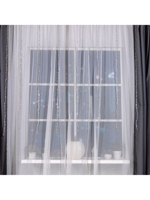 Гирлянда «Водопад» 2x1.5 м, IP20, прозрачная нить, 400 LED, свечение мульти, 8 режимов, 220 В