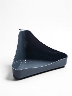 Туалет угловой для грызунов 33x19x18 см, микс цветов
