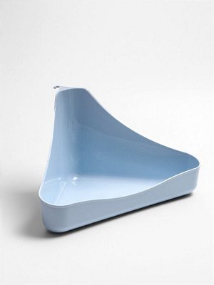 Туалет угловой для грызунов 33x19x18 см, микс цветов