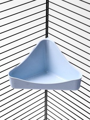 Туалет угловой для грызунов 16x9x8.5 см, микс цветов