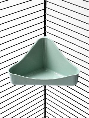 Туалет угловой для грызунов 16x9x8.5 см, микс цветов