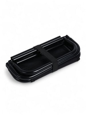 Стул туристический maclay, 25x23x27 см, до 80 кг, складной, разборный, чёрный