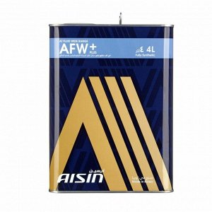 Масло трансмиссионное Aisin AFW+, синтетическое, универсальное, для АКПП, 4л, арт. ATFMT4SB