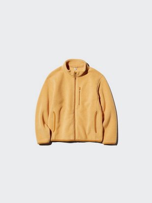 UNIQLO - флисовая куртка на молнии - 46 YELLOW
