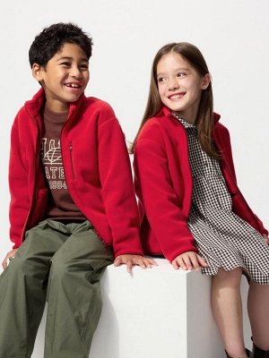 UNIQLO - флисовая куртка на молнии - 15 RED