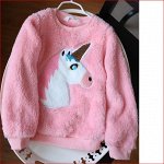Пуловер с пайетками,розовый
