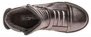 Ботинки QWEST, артикул 92B-JSD-1596, цвет серый, материал кожа иск