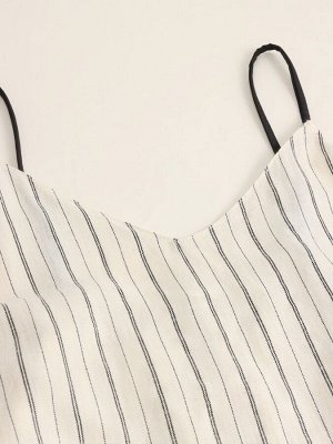 Сорочка ночная с тонкими лямками женская L HOME Linen