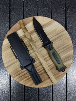 Нож туристический c чехлом 25см