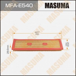 Фильтр воздушный Masuma, арт. MFA-E540