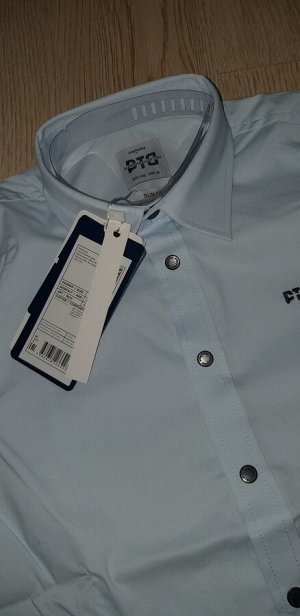 Рубашка текстильная для мальчиков (slim fit)