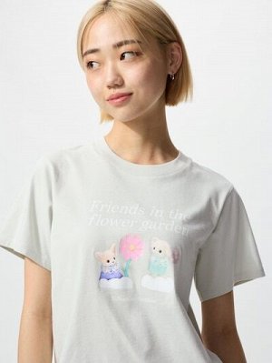 UNIQLO × Sylvanian Families UT – хлопковая футболка с персонажами Сильваниан Фэмилис