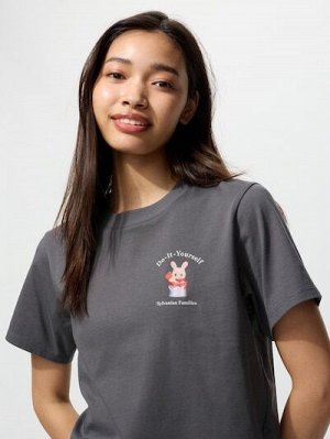 UNIQLO × Sylvanian Families UT – хлопковая футболка с персонажами Сильваниан Фэмилис
