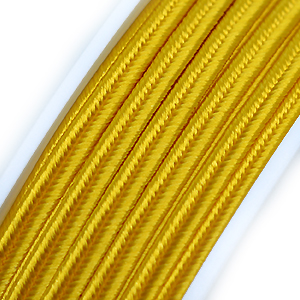 Сутаж Сутаж, диаметр 3 мм, цвет желтый, цена указана за 1 м, Чехия