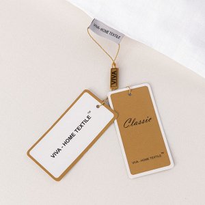 Пододеяльник Страйп Сатин Однотонный Отель белый 100% Хлопок 1x1 P1CTH036180215