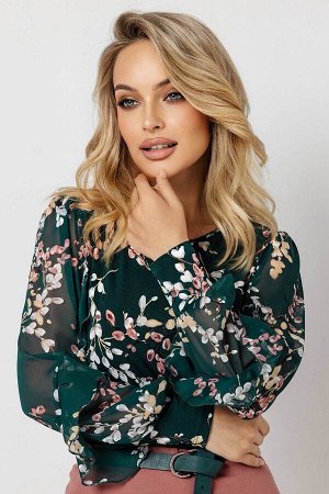 Блузка женская  7092/01/Зеленый